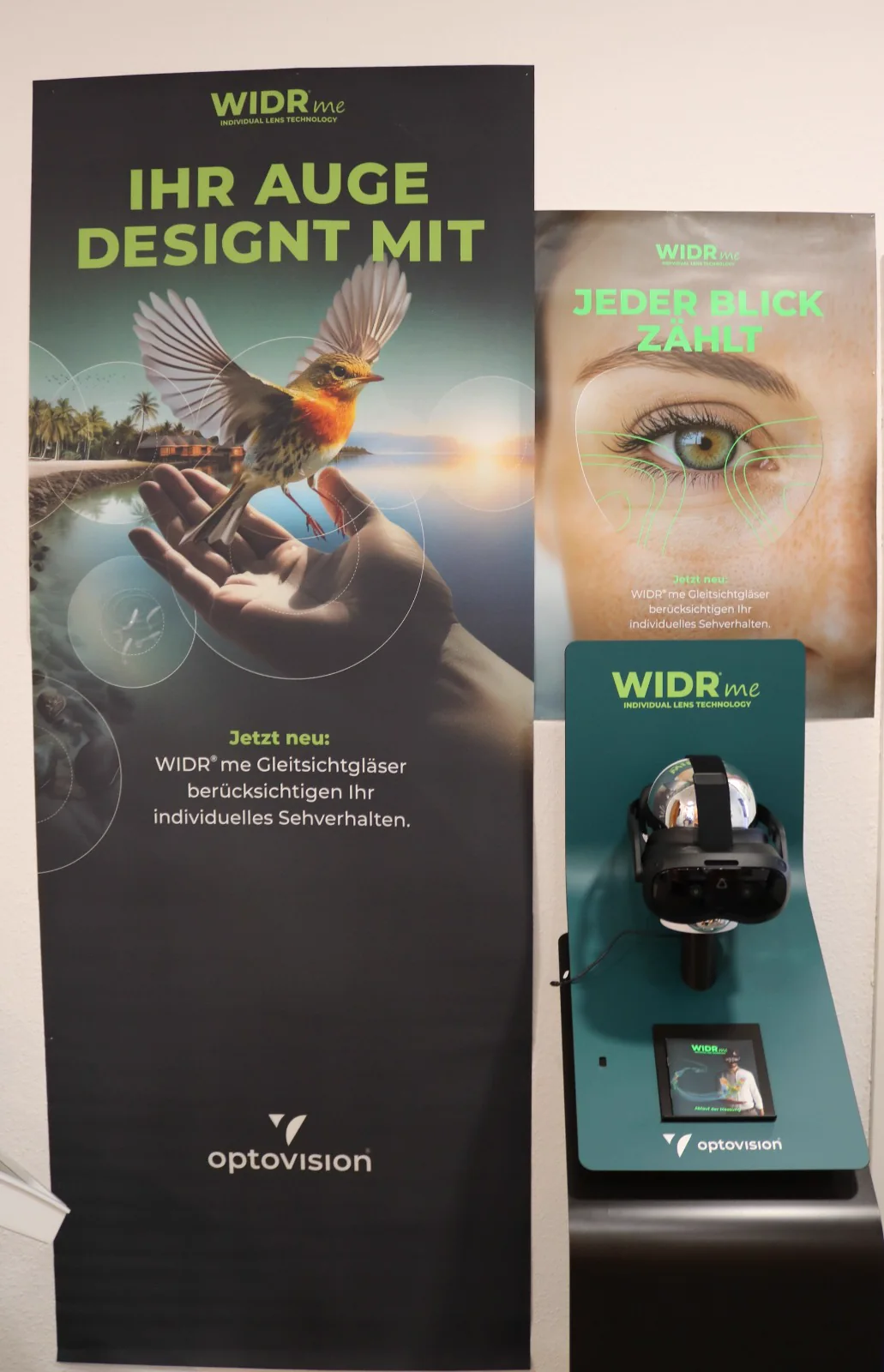 WIDR me Präsentation und VR-Messsystem für individuelle Gleitsichtgläser bei Augenzuhause